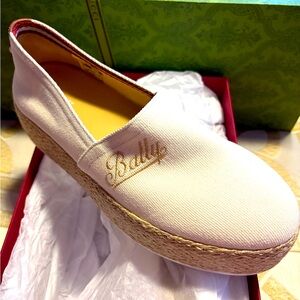 Linen Bally espadrilles